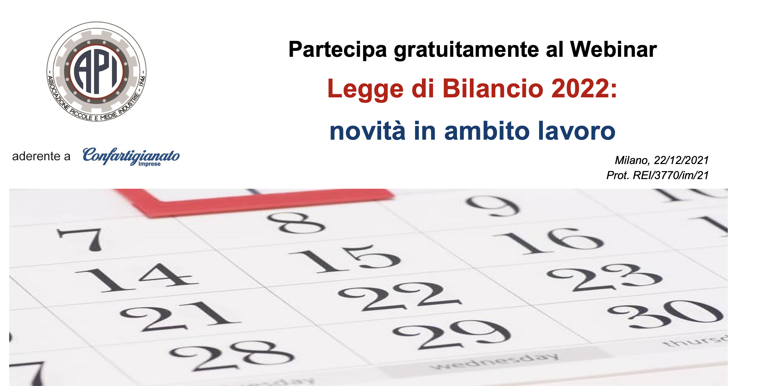 Legge di Bilancio 2022: novità in ambito lavoro